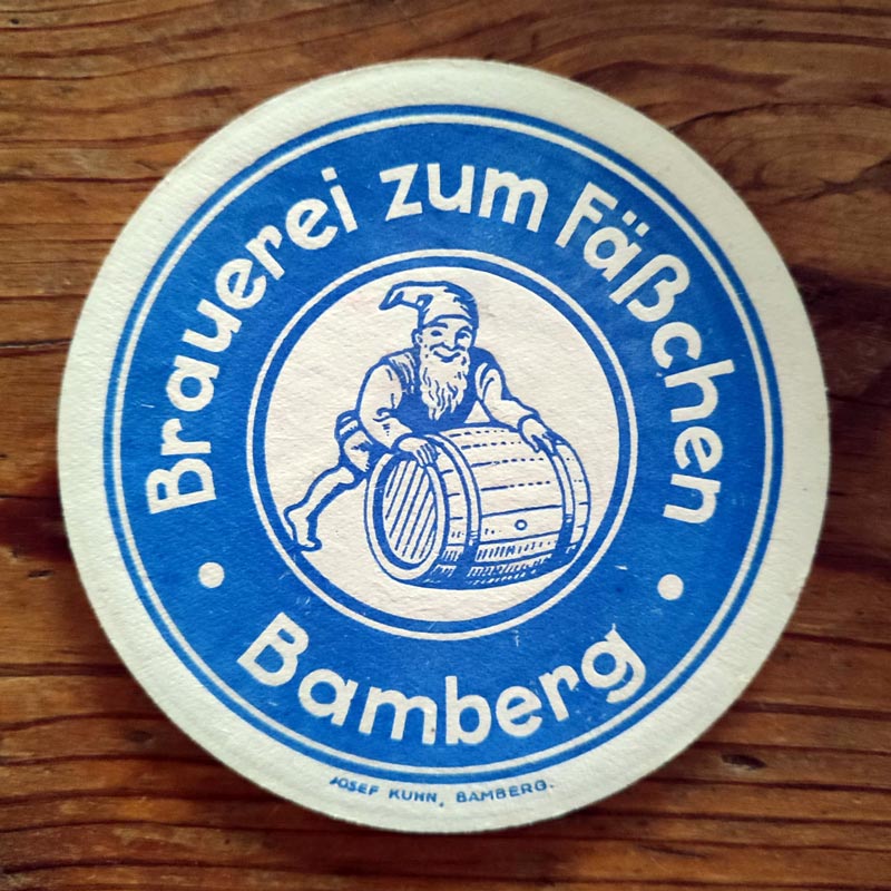 Brauerei Fässla historischer Bierdeckel
