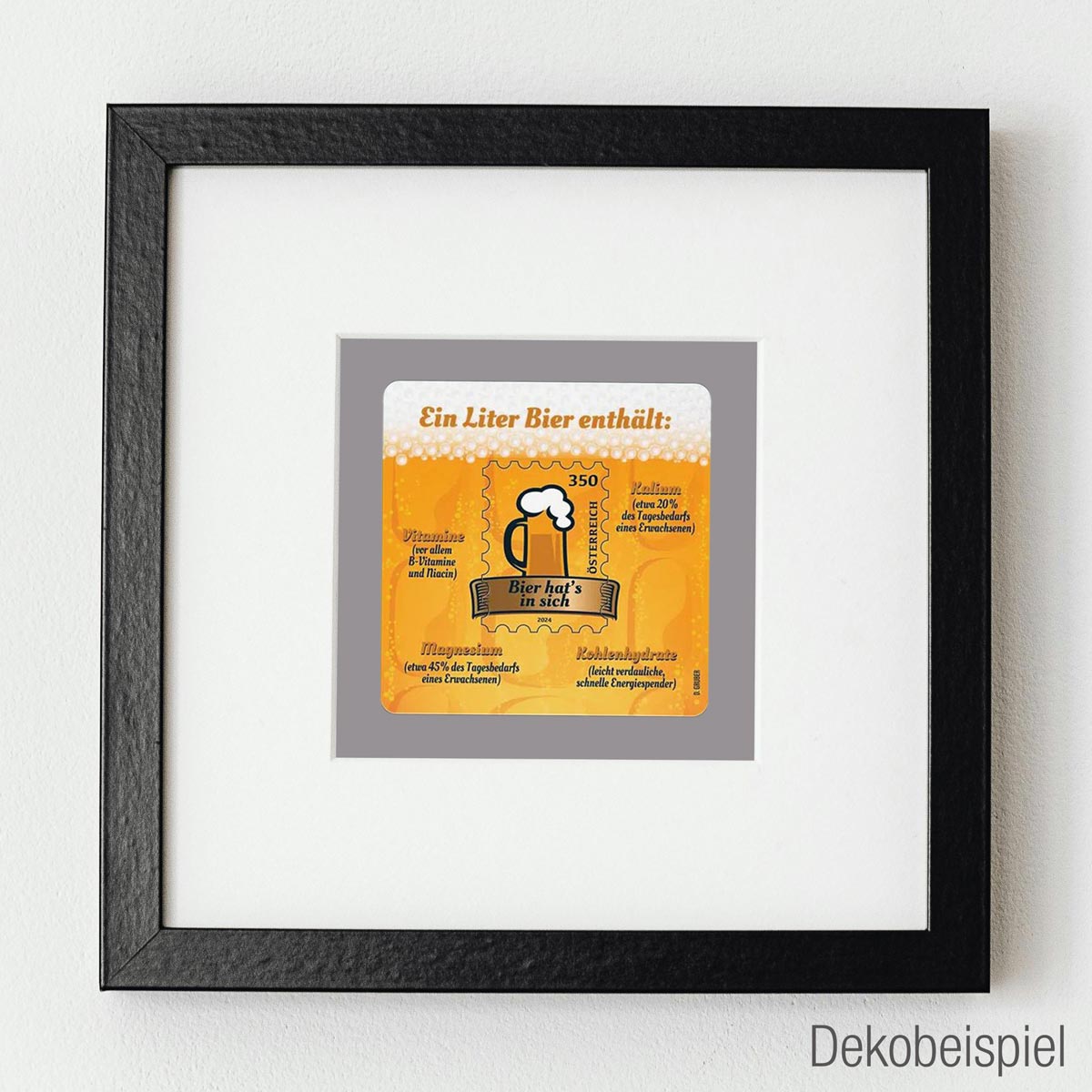Sonderbriefmarke Bierdeckel