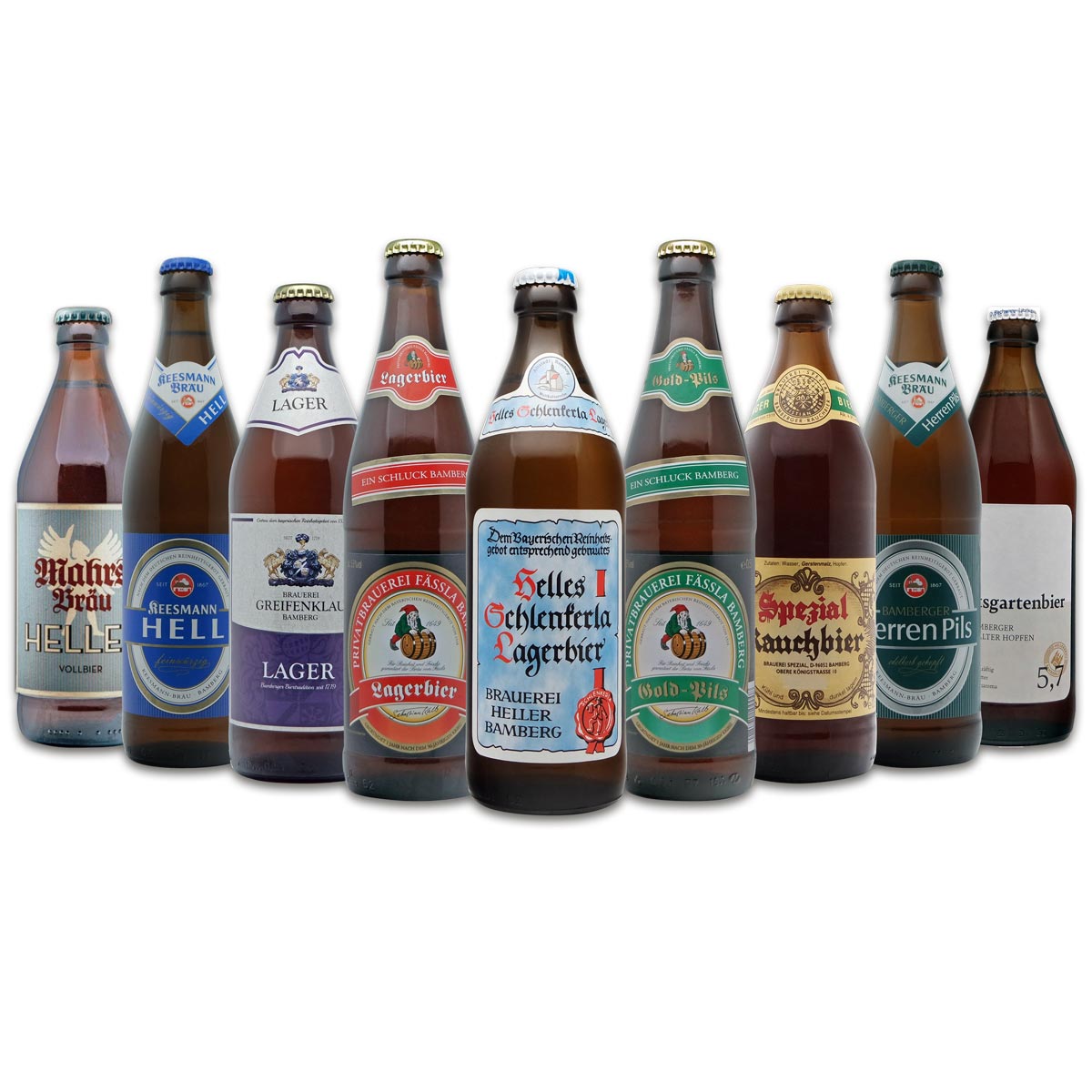 9 verschiedene original Bamberger Biere kaufen