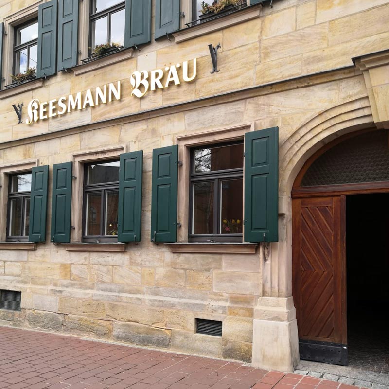 Brauerei Keesmann Bamberg Außenansicht